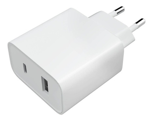 Cargador De Pared Xiaomi Mi 33w Usb A + Usb C Carga Rápida