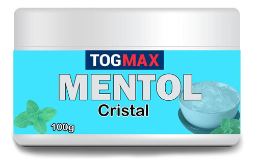 Mentol Puro Em Cristais 100g Alimentar E Farmacêutico Togmax