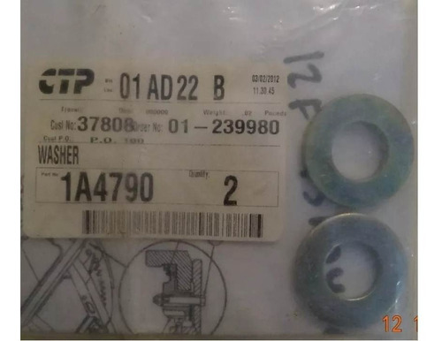 Sello O-ring Washer Ctp Caterpillar 1a-4790 1a4790 