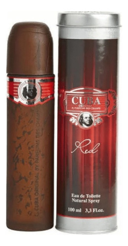 Perfume Cuba Paris Red Caballero 100ml original
