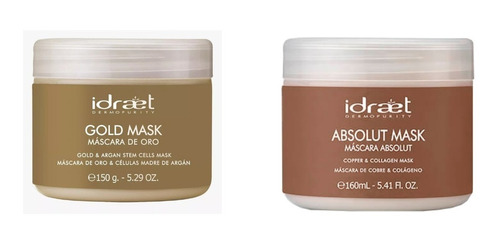 X2 Gold Mask Cobre Y Colageno Idraet Efecto Antiage