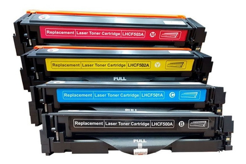 Kit 4 Toner Compativel 202a 500a 501a 502a 503a M254 M281