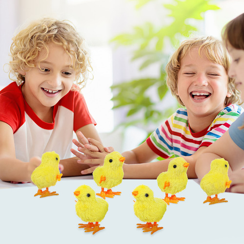 Juguete De Peluche Para Pollitos Con Forma De Pollo, 12 Unid