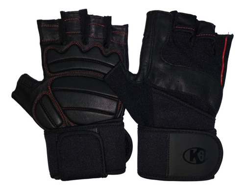 Guantes Con Muñequera Gimnasio Pesas Gym Hombre Ice Border