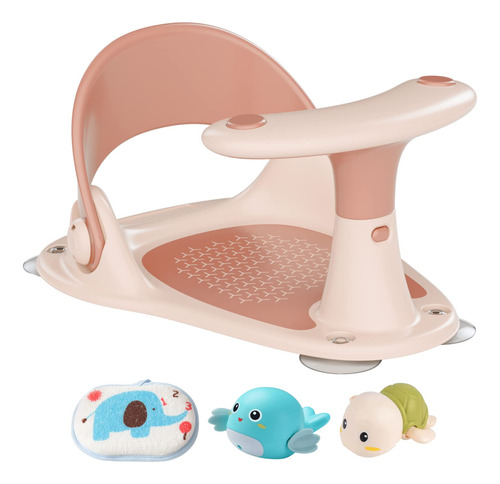 Asiento De Baño Para Bebé, Asiento De Bañera De Bebé Para 6 