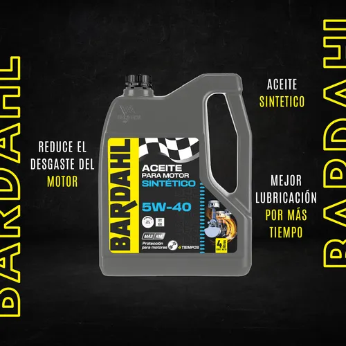 Aceite Sintético 5w40 Bardahl 4l