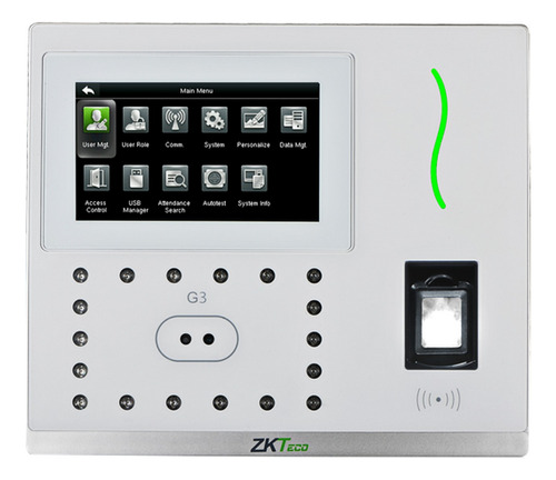 Zkteco Multi-biometrico Asistencia Control Acceso Facial G3