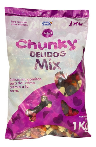 Gomas Chunky Delidog Mix 1 Kg - Kg a $38400
