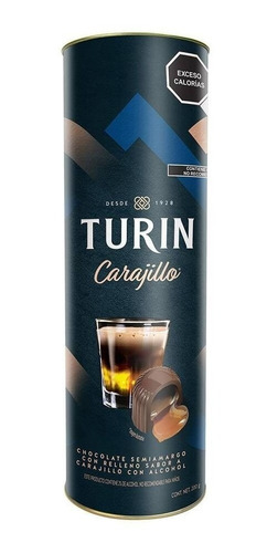 Imagen 1 de 3 de Turin Chocolate Relleno De Carajillo 200 G