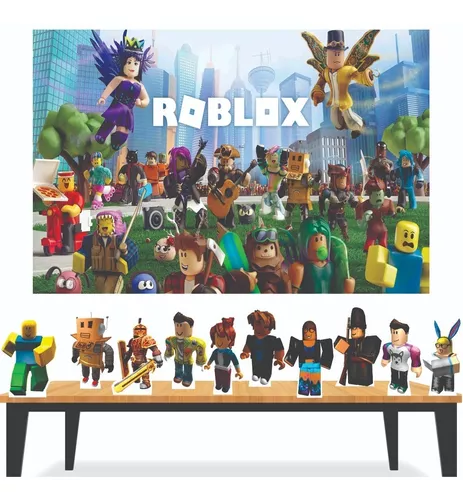 Kit Display De Mesa Festa Infantil Roblox Feminino