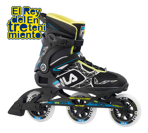 Imagen 4 de 5 de Rollers Fila Pro Ruedas 100mm Profesional Patín - El Rey