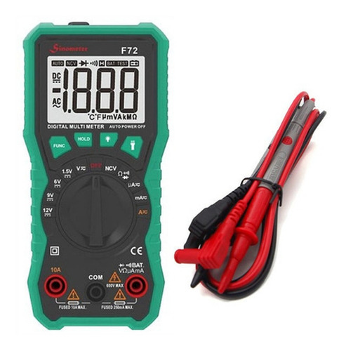 Multimetro Digital Ncv Tester Autorango Lcd Luz