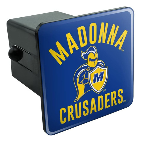 Madonna University Crusaders Logo Tow Trailer Hitch Cover Pl