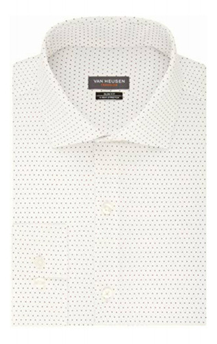 Van Heusen Camisa De Vestir Para Hombre, Ajustada, Elástica