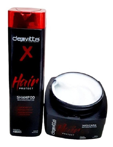 Tratamento Hair Protect Shampoo 300ml Mascara 300g