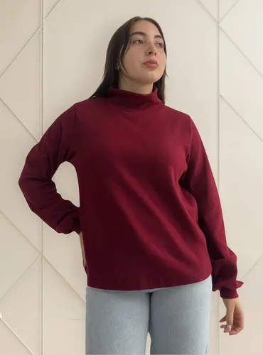 Blusa Remera Lanilla Media Polera