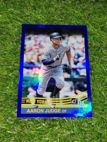 Cv Aaron Judge Short Print 2018 Retro Blue Holofoil Sp