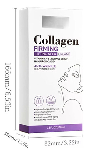 2 Pieces Collagen Firming Neck Cream, Wrinkles