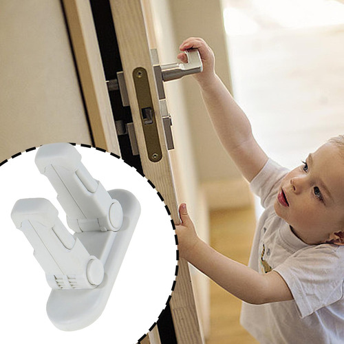 Puerta Protectora De Dedos Para Niños Cerradura De Palanca D