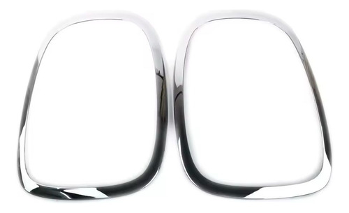 Par D Biseles Calaveras Mini Cooper Plateados F55 F56 2014+ Plateado Ambos Lados