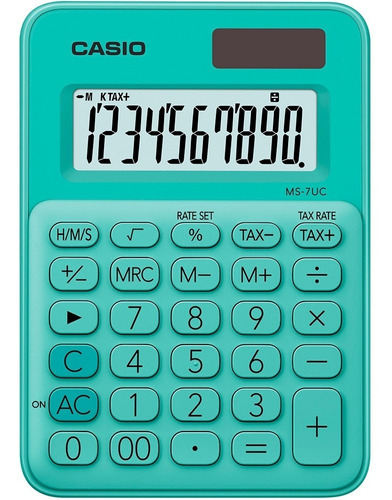 Calculadora Casio Ms-7uc Colores Surtidos  Relojesymas