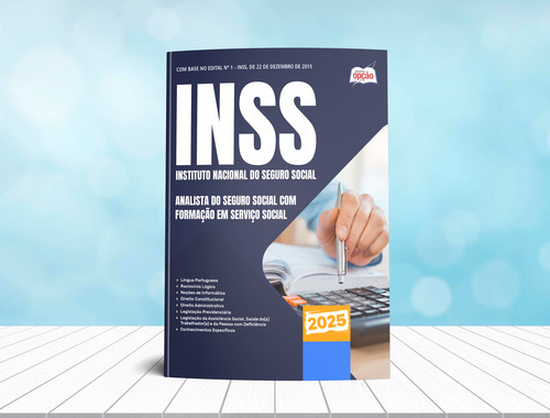 Apostila Completa Analista Do Seguro Social - Serviço Social - Inss 2025 - Editora Opção