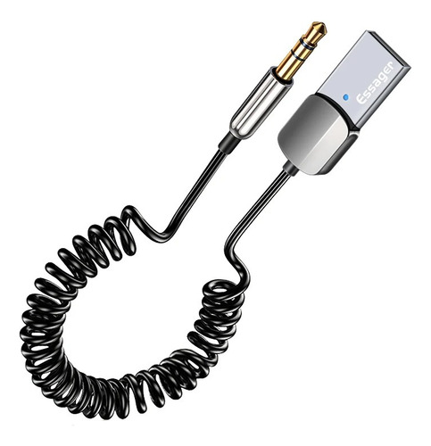 Receptor Bluetooth Auto Usb A Auxiliar 3.5mm Essager