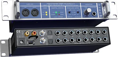 Interfaz de audio Rme Hammerfall Dsp Multiface Ii de 36 canales, color azul
