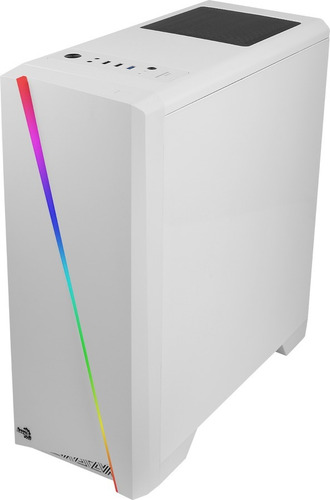 Imagen 5 de 9 de Gabinete Gamer Aerocool Cylon Blanco Rgb Con Ventana Atx