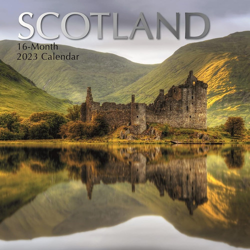 Calendario De Pared De 2023, Escocia, Tema De Gran Bretaña E
