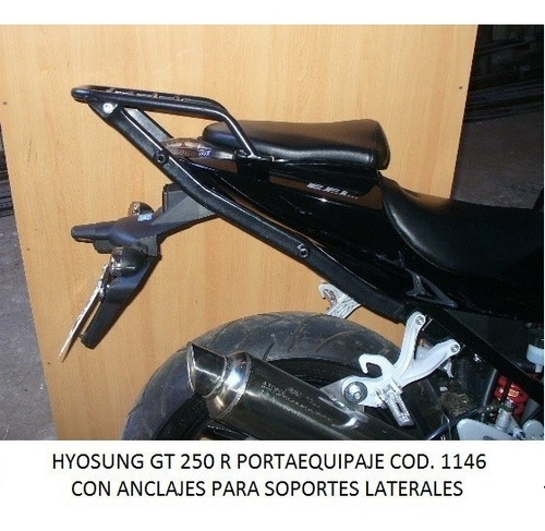 Portaequipaje + Refuerzos Hyosung Gt 650 R