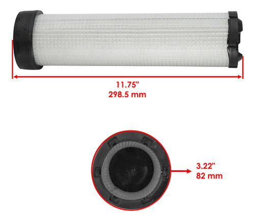 Caltric Re68048 Re68049 Air Filters For John Deere 110 3 Cch