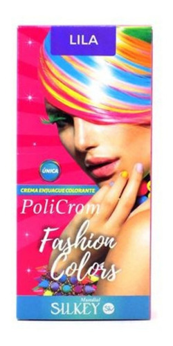  Silkey Policrom Crema Enjuague Colorante Fashion Colors 90ml Tono Lila