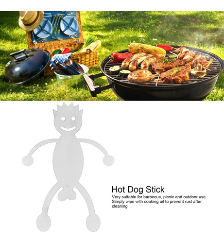 Asador De Barbacoa Skewer Accessory, Reutilizable, De Acero