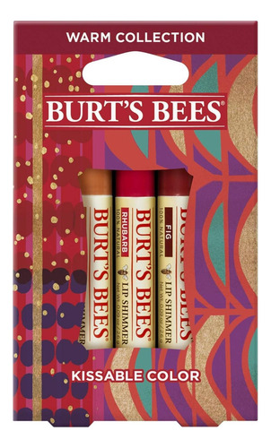 Regalo Navideño De Burts Bees Bissable Color, 3 Relucientes