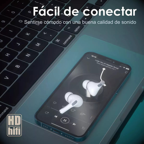 Orilwoya Audífono In-ear Para iPhone Android samsung xiaomi huawei motorola vivo oppo R Serie 30 Bluetooth
