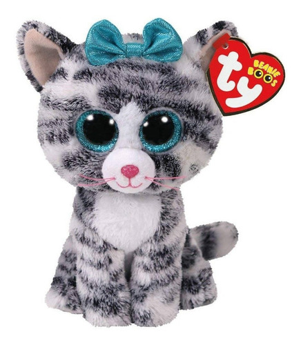 Pelúcia Beanie Boos Ty Gato Quinn Gatinha Dtc 15cm