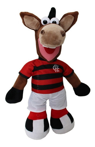 Imagem 1 de 5 de Novo Cavalinho Do Flamengo Oficial Boneco Do Fantástico 37cm