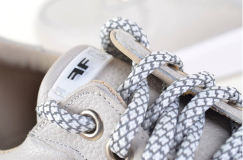 Imagen 6 de 6 de Zapatillas Urbanas De Mujer De Cuero Cordones Tami - Ferraro
