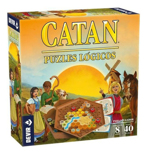 Juego De Mesa Catan Puzzles Logicos