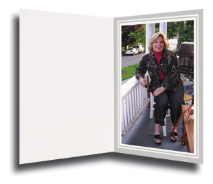 Carpeta Foto Carton Para Una 8 X 10 ( 0f 50) Gris Claro