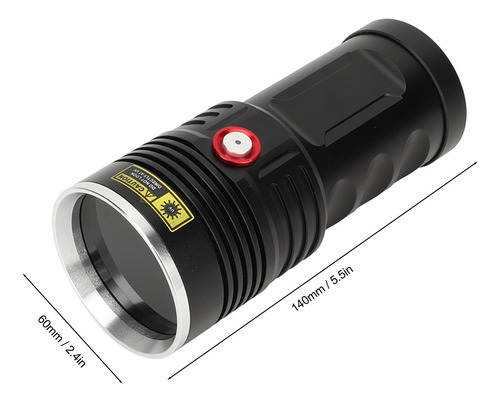Linterna Uv Súper Brillante A Prueba De Agua Recargable Por