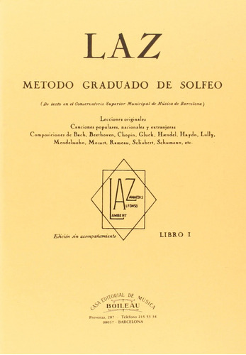Laz Metodo De Solfeo - Lambert Alfonso Zamacois