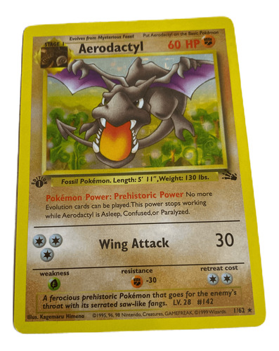 Juego De Carta Pokemon Alternativa Aerodactyl