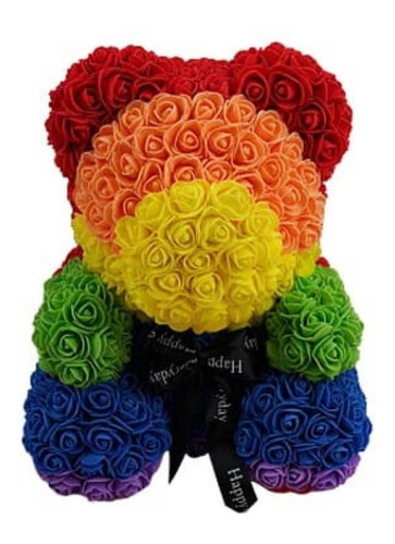 Oso De Flores Oso De Regalo Oso De Foamy 40 Cm De Altura