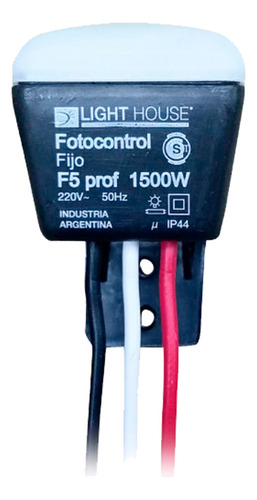 Fotocontrol Fotocelula Fijo 1500 W Ideal Lamparas Light House F5Prof