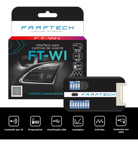 Interface Comando De Volante Faaftech Ft-wi Hilux 09 Á 22