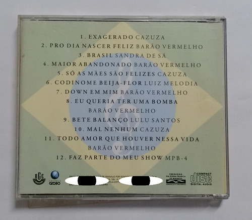 Cd Cazuza -mpb Compositores- 1997 (Usado)
