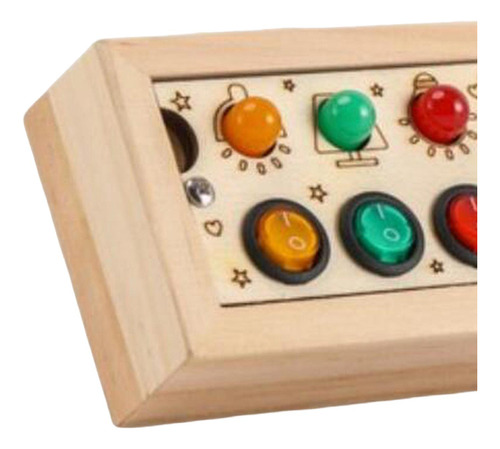 Interruptor De Luz Placa Ocupada Brinquedos Montessori