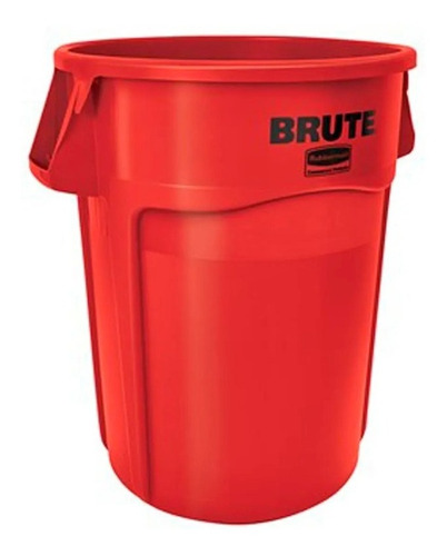 Rubbermaid® Cesto Bote De Basura Brute®, 121 Litros C/ Asas 